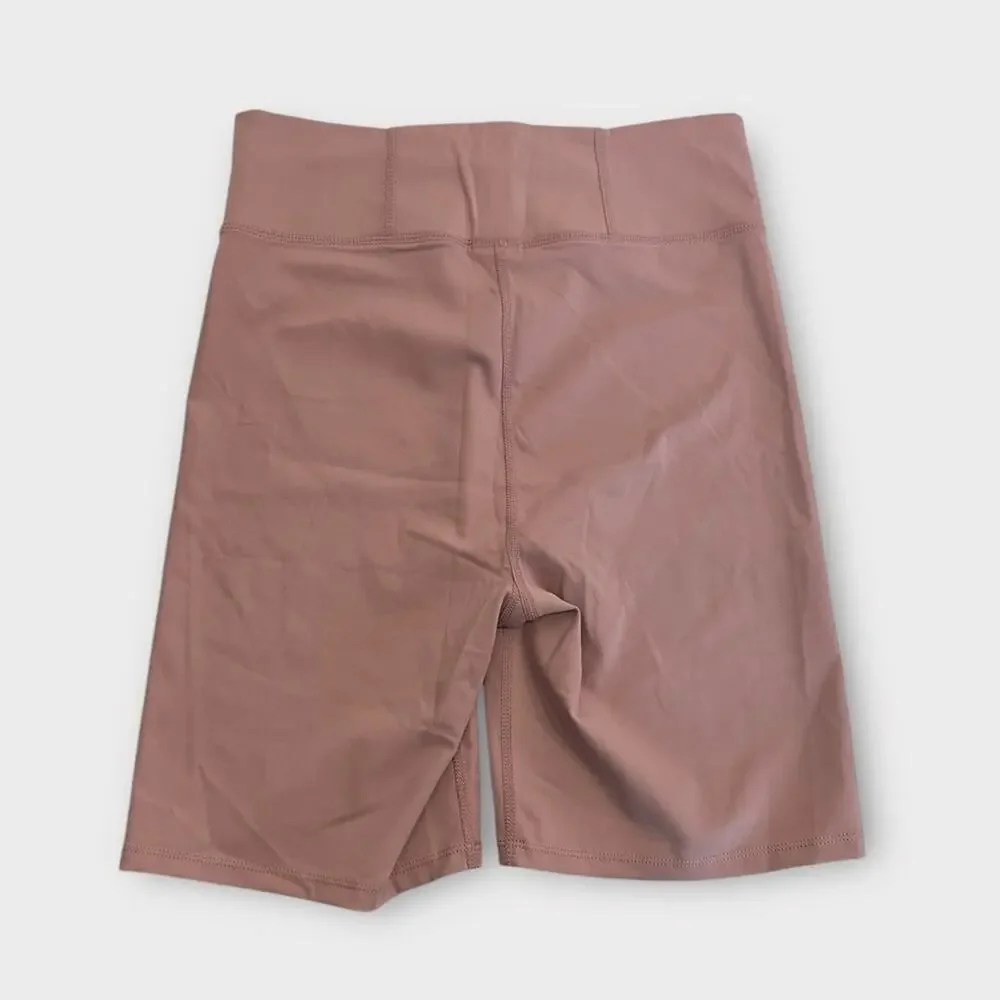 Madewell MWL Form High-Rise 7" Biker Shorts in Smoky Lilac Size Medium - Picture 3 of 8